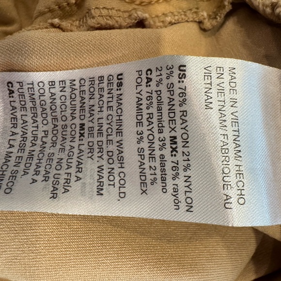 Chico's Beige Straight Leg Pants - Picture 8 of 9